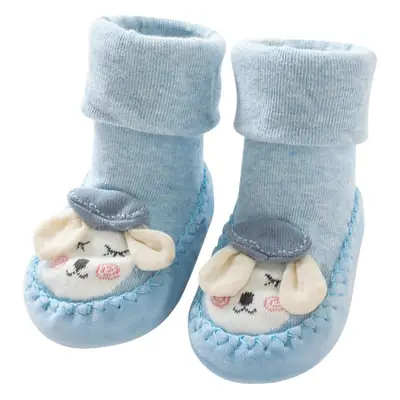 Baby Socks Non-Slip Leather Toddler Lamb Princess