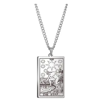 Stainless Steel Tarot Necklace for Men Women