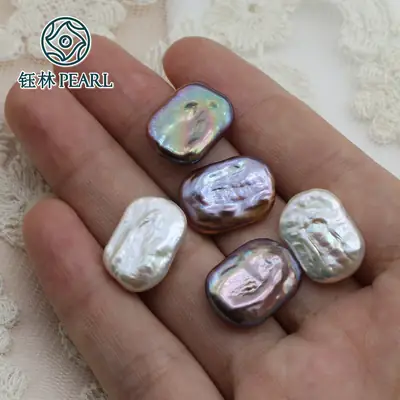 12-13mm Baroque Pearl Straps for Jewelry Making