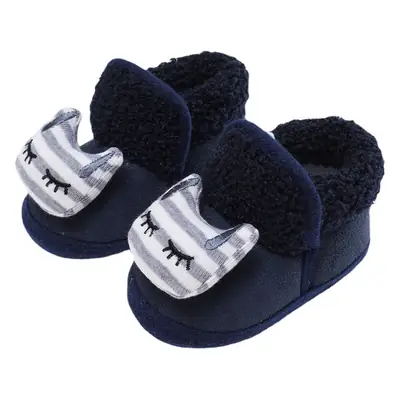 2022 new cute cartoon baby toddler shoes soft sole non-slip 0-1 year old baby shoes autumn and winter cloth sole cotton shoes.