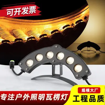 3W6W Waterproof LED Corrugated Lamp for Outdoor Temple Decor