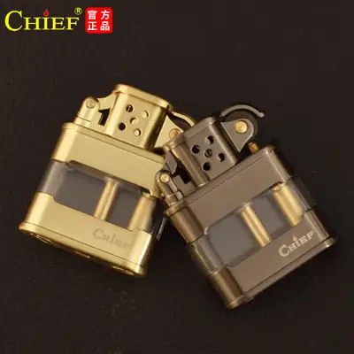 Chief Series Men's Gold Kerosene Lighter 239