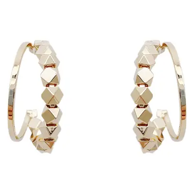 Korea Metal Broken Silver Earrings 2022