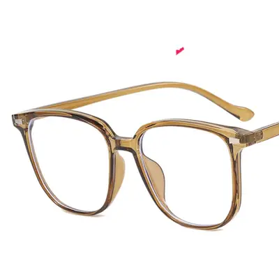 Green Frame White Lenses Glasses for Women