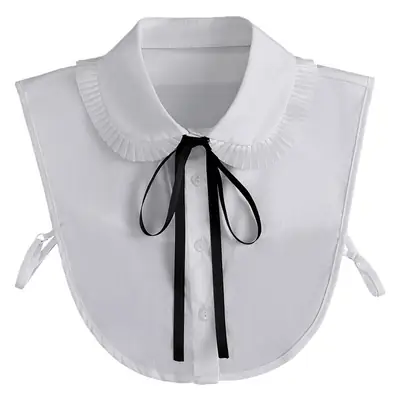 Age-Reducing Doll Collar Fake Collar White Cotton