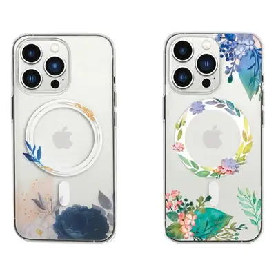 Apple iPhone 16E Magnetic Case with Floral Design