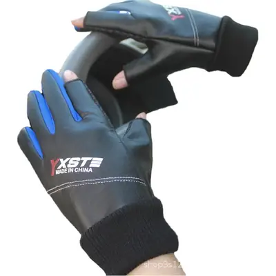 Men's Winter Crossbody Gloves with Touchscreen & Windproof Design