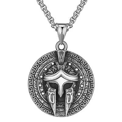 Titanium Steel Viking Cross Necklace for Men