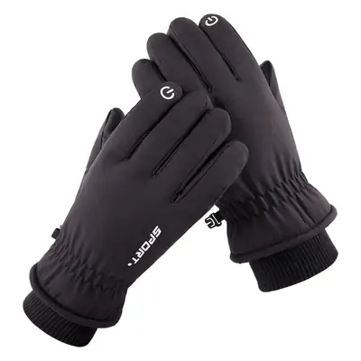 Cross-Border Warm Gloves for Men Women Fleece Lined Winter Coldproof