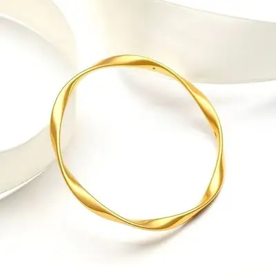 Mobius Copper Gold Plated Bracelet for Women