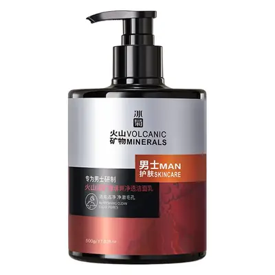 Men's Volcanic Mineral Facial Cleanser 500g