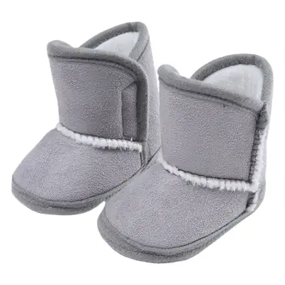 Grey Soft Sole Toddler Shoes 3-5-6-8-10 Months