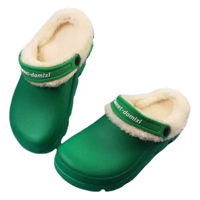 Pink Fluffy Cotton Slippers for Women Winter Warm Home Use
