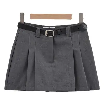 Women's Pleated Belt Skirt Set of 3