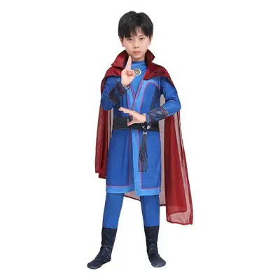 Child Doctor Strange Superhero Costume Blue Red Capable