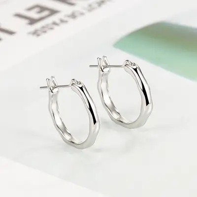 Silver Irregular Earrings for Women 2022