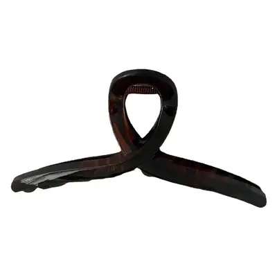 Elegant Brown Tortoise Shell Hair Clip for Women
