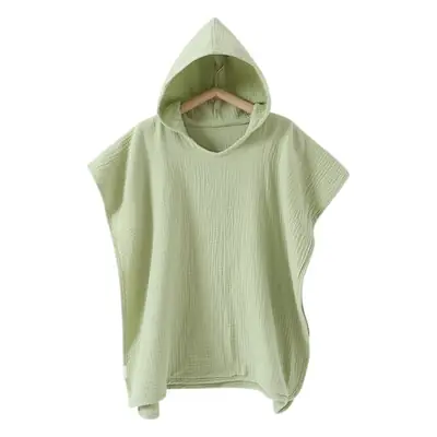 Cotton Hooded Bathrobe for Kids White Absorbent