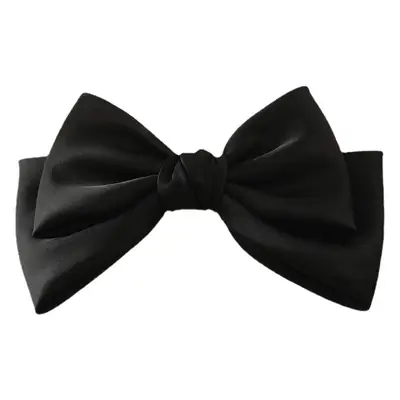 Red & Black Bow Hair Clips for Women