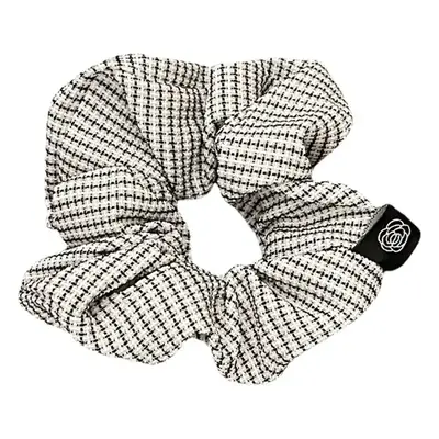 Black and White Lattice Hair Ring for Women