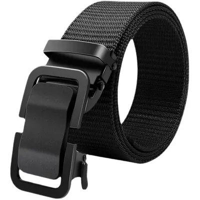 Men's Military Canvas Belt with Automatic Buckle