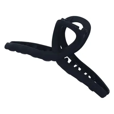 Matte Black 11cm Cross Clip for Hair & Head