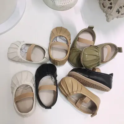 Factory direct supply Korean baby toddler shoes autumn new baby shoes soft bottom non-slip baby toddler shoes