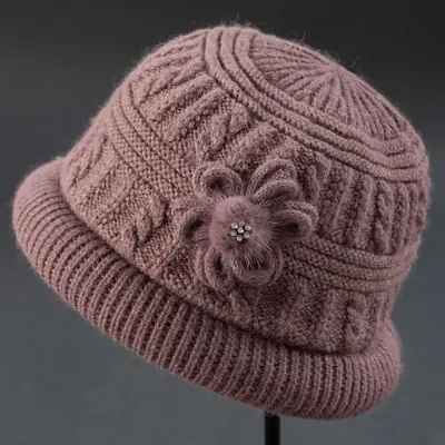 Fleece Lined Women's Winter Hat & Scarf Set