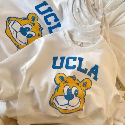 UCLA Cartoon Long Sleeve Sweatshirt for Kids Boys Girls