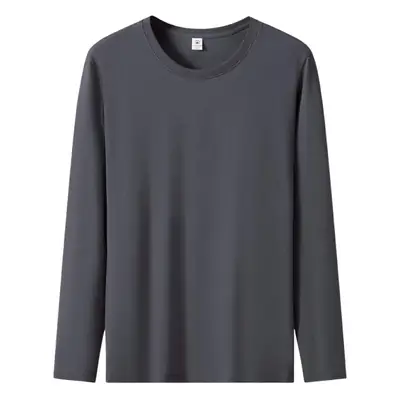Pure Cotton Long Sleeve T-Shirt White Large