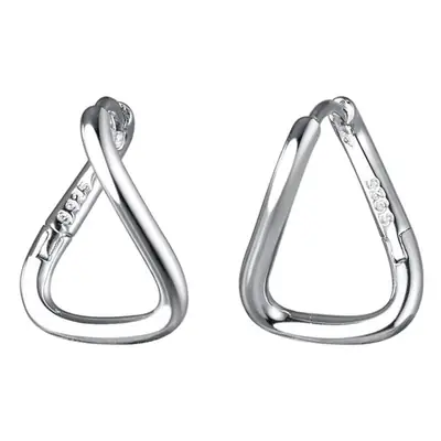 Geometric Line Simple Earrings Women's 925 Silver