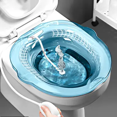 White Premium Design Free Shipping Bidet Wash Butt Women Soak Medicine Private Part Pregnant Women Free Squatting Basin Toilet Basin Elderly Care Basin Flushable