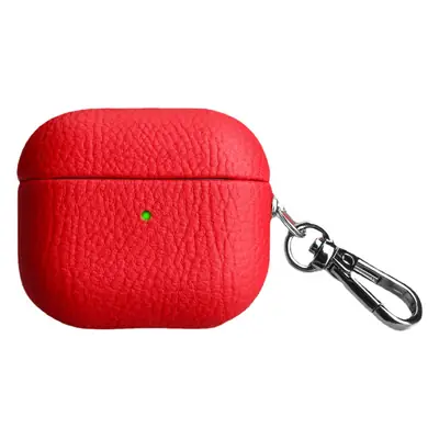 Black Leather Bluetooth Headset Case with Keychain