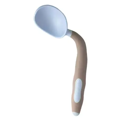 Baby Learning Spoon Tilt Tableware Soft Hair Tool