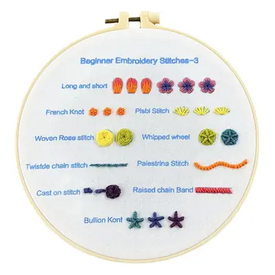 Beginner Embroidery Stitch Kit for Novices