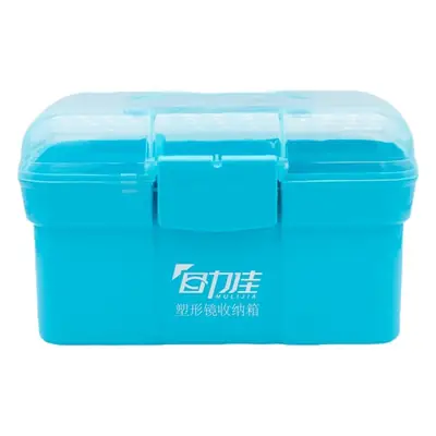 Portable Rigid Glasses Care Box Pink