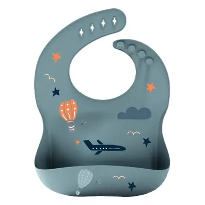 3D Silicone Baby Bib with Pocket & Waterproof Design