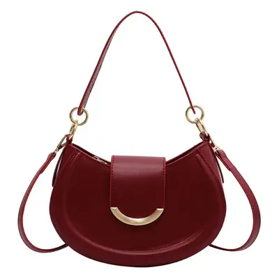 Korean Style Brown Leather Handbag for Women