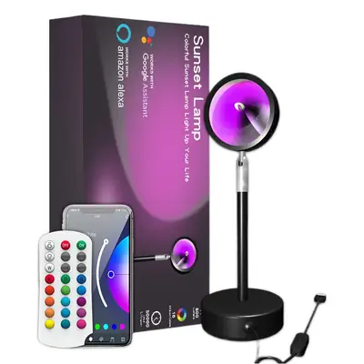 Cross-Border Sunset Lamp with Remote Control