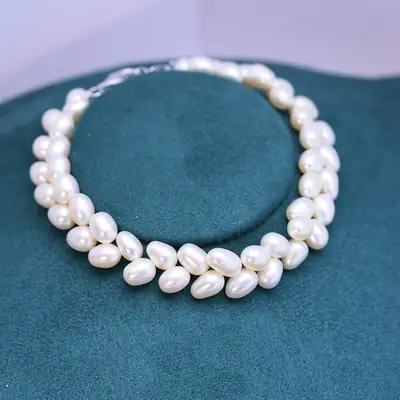 Freshwater Pearl Bracelet S925 Silver Personalized DIY Wholesale