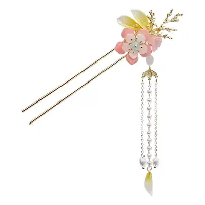 Fairy Butterfly Hairpin with Blue Stone Chain