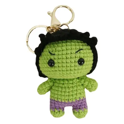 Hero Series Cartoon Handmade Wool Crochet Doll Pendant
