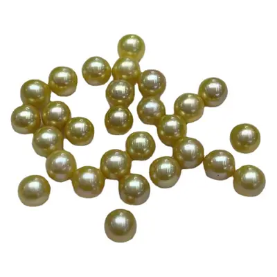 Golden Round Pearl Beads Wholesale Freshwater Pearl