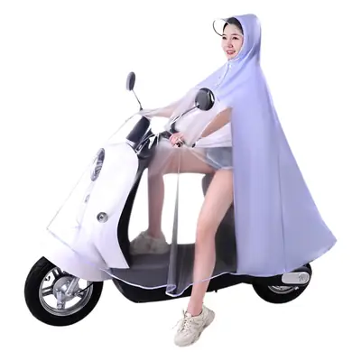 Parent-child Electric Battery Car Raincoat Single Motorcycle Transparent Long Body Rainstorm Poncho Wholesale