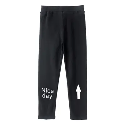 Pink Stretch Leggings for Girls Large Size