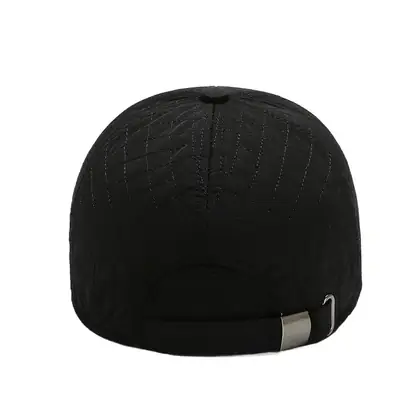 Black Korean Style Baseball Cap for Men