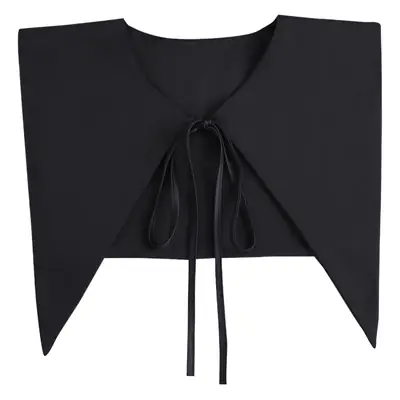 Navy False Collar Shawl Top for Women Large