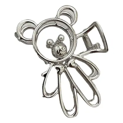 Gold Metal Korean Ins Bear Hairpin for Women