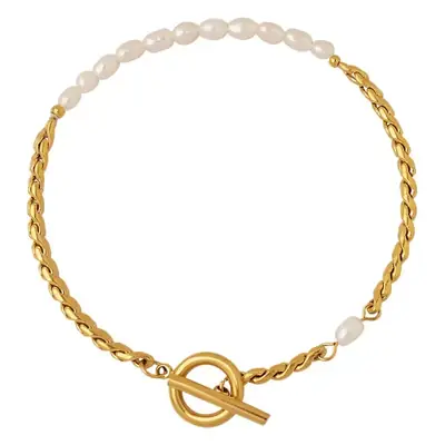 Korean Style Color-free Pearl Bracelet for Women