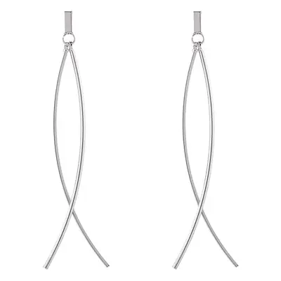 Cross Tassel Earrings for Women with Light Luxury Design